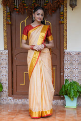 Ivoreeze Mul Cotton Saree
